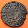 ESPAÑA Rey FELIPE IIII 16 MARAVEDIES 1663 M - S ORLA INTERIOR Ceca de MADRID KM.172.5 MONEDA DE COBRE Maravedis Felipe IV
