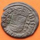 ESPAÑA Rey FELIPE IIII 16 MARAVEDIES 1663 M - S ORLA INTERIOR Ceca de MADRID KM.172.5 MONEDA DE COBRE Maravedis Felipe IV