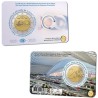 . @ENVÍO HOY@ BELGICA 2 EUROS 2026 FERROCARRIL 100 Aniversario @COINCARD FRANCÉS@ 1ª MONEDA BIMETÁLICA Belgium