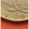 . @RARA@ ESPAÑA Rey CARLOS IIII 8 ESCUDOS 1794 Mo FM Ceca de MEXICO KM.159 MONEDA DE ORO Spain gold coin