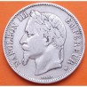 FRANCIA 5 FRANCOS 1868 A Ceca de PARÍS - EMPERADOR NAPOLEON III KM.799.1 MONEDA DE PLATA MBC France R/4
