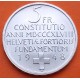 SUIZA 5 FRANCOS 1948 B CONSTITUCION FEDERAL MUJER CON NIÑO KM.48 MONEDA DE PLATA SC + IMPERFECCIONES Switzerland silver