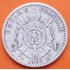 FRANCIA 5 FRANCOS 1868 BB Ceca de ESTRASBURGO Emperador NAPOLEON III KM.799.2 MONEDA DE PLATA R/4