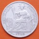 INDOCHINA FRANCESA 20 CENTIMOS 1922 DAMA ALEGÓRICA KM.17.1 MONEDA DE PLATA MBC- French Indochine FRANCIA