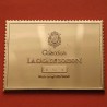 0,80 Onzas LINGOTE DE PLATA PURA y BAÑO DE ORO x ESPAÑA forma de sello 12 PESETAS - REY CARLOS IV