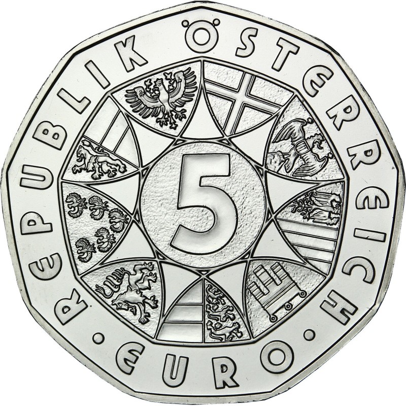 AUSTRIA 5 EUROS 2004 EUROCOPA DE FUTBOL JUGADOR y PORTERO MONEDA DE PLATA Österreich silver UNC