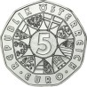 AUSTRIA 5 EUROS 2004 EUROCOPA DE FUTBOL JUGADOR y PORTERO MONEDA DE PLATA Österreich silver UNC
