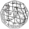 AUSTRIA 5 EUROS 2004 EUROCOPA DE FUTBOL JUGADOR y PORTERO MONEDA DE PLATA Österreich silver UNC