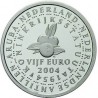 HOLANDA 5 EUROS 2004 ESTATUTO DE ARUBA y LAS ANTILLAS HOLANDESAS MONEDA PLATA SC The Netherlands 0,35 ONZAS