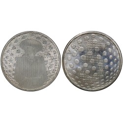 HOLANDA 5 EUROS 2005 REINA BEATRIZ 60 ANIV. 2ª GUERRA MUNDIAL WWII KM.254 MONEDA DE PLATA SC The Netherlands 0,37 ONZAS