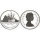CANADA 1 DOLAR 1987 BARCO ANTIGUO DETROIT DAVIS STRAIT 1587 KM.154 MONEDA DE PLATA PROOF + CÁPSULA