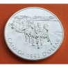 CANADA 1 DOLAR 1992 DILIGENCIA KINGSTON STAGECOACH KM.210 MONEDA DE PLATA PROOF Silver Dollar 0,75 ONZAS