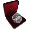 @ESTUCHE y CERTIFICADO@ CANADA 1 DOLAR 1984 TORONTO 150 ANIVERSARIO INDIOS EN CANOA KM.140 MONEDA DE PLATA PROOF Silver Dollar