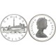@ESTUCHE y CERTIFICADO@ CANADA 1 DOLAR 1984 TORONTO 150 ANIVERSARIO INDIOS EN CANOA KM.140 MONEDA DE PLATA PROOF Silver Dollar