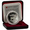 @ESTUCHE y CERTIFICADO@ CANADA 1 DOLAR 1985 ALCE NATIONAL PARKS 1885 KM.143 MONEDA DE PLATA PROOF Dollar silver