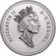 @ESTUCHE y CERTIFICADO@ CANADA 1 DOLAR 1996 FLOR MCINTOSH KM.275 MONEDA DE PLATA PROOF Silver Dollar