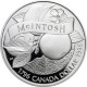 @ESTUCHE y CERTIFICADO@ CANADA 1 DOLAR 1996 FLOR MCINTOSH KM.275 MONEDA DE PLATA PROOF Silver Dollar