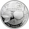 @ESTUCHE y CERTIFICADO@ CANADA 1 DOLAR 1996 FLOR MCINTOSH KM.275 MONEDA DE PLATA PROOF Silver Dollar