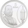 ** 7 de JULIO Envío ** ESPAÑA 5 EUROS 2026 ALVARO DE BAZÁN V CENTENARIO MONEDA PLATA FNMT 33mm 18 gramos
