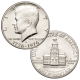 ESTADOS UNIDOS 1/2 DOLAR 1976 S KENNEDY INDEPENDENCE HALL BICENTENARY 1776 KM.205A MONEDA DE PLATA SC USA HALF DOLLAR SILVER