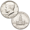 ESTADOS UNIDOS 1/2 DOLAR 1976 S KENNEDY INDEPENDENCE HALL BICENTENARY 1776 KM.205A MONEDA DE PLATA SC USA HALF DOLLAR SILVER
