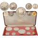 1975 BAHAMAS ESTUCHE OFICIAL 9 coins Silver Proof Mint Set incluye 50 CENTIMOS PLATA y 1+2+5 DOLARES PLATA 2,87 Onzas