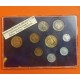 8 monedas x AUSTRIA ESTUCHE PROOF 1987 Ceca de VIENA 2+5+10+50 GROSCHEN y 1+5+10+20 SCHILLINGS 1987 + MEDALLA WIEN