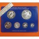 . 6 monedas x 1977 ISLAS VIRGENES ESTUCHE DE PLATA ISABEL II BRITISH VIRGIN ISLANDS 1977 ROYAL SILVER JUBILEE