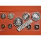 1975 BAHAMAS ESTUCHE OFICIAL 9 coins Silver Proof Mint Set incluye 50 CENTIMOS PLATA y 1+2+5 DOLARES PLATA 2,87 Onzas