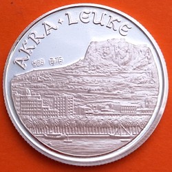 . 0,42 Onzas x ALICANTE MONEDA MEDALLA DE PLATA PURA 999 ALACANT - AKRA - LEUKE 13,20 gramos ESPAÑA 1980