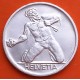 @RARA@ SUIZA 5 FRANCOS 1944 B BATALLA DE SANT JAKOB KM.45 MONEDA DE PLATA EBC + IMPERFECCIONES Switzerland silver WWII