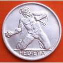 @RARA@ SUIZA 5 FRANCOS 1944 B BATALLA DE SANT JAKOB KM.45 MONEDA DE PLATA EBC + IMPERFECCIONES Switzerland silver WWII
