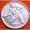 @RARA@ SUIZA 5 FRANCOS 1944 B BATALLA DE SANT JAKOB KM.45 MONEDA DE PLATA EBC + IMPERFECCIONES Switzerland silver WWII