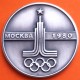 ** 1,08 ONZAS de PLATA PURA 999 ** MEDALLA OLIMPIADA de MOSCÚ 1980 PALOMA DE LA PAZ y LOGO 40 mm