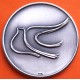 ** 1,08 ONZAS de PLATA PURA 999 ** MEDALLA OLIMPIADA de MOSCÚ 1980 PALOMA DE LA PAZ y LOGO 40 mm