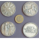 ** 1,05 ONZAS de PLATA PURA 999 ** MEDALLA OLIMPIADA de BERLIN 1936 ÁGUILA NAZI y ATLETA 40 mm