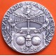 ** 1,12 ONZAS de PLATA PURA 999 ** MEDALLA OLIMPIADA de AMSTERDAM 1928 ANTORCHA RADIANTE 40 mm