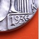 ** 1,05 ONZAS de PLATA PURA 999 ** MEDALLA OLIMPIADA de BERLIN 1936 ÁGUILA NAZI y ATLETA 40 mm