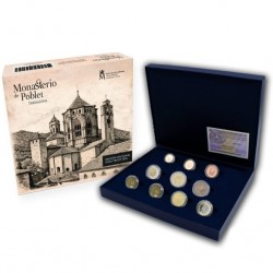 ** 7 de JULIO Envío ** ESPAÑA ESTUCHE FNMT EURO 2026 PROOF 1 Cts. a 2€ + 2 EUROS 2026 POBLET + INCLUSIÓN Tirada 1.500 EUROSET