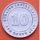 ESTRECHOS MALAYOS 10 CENTIMOS 1919 REY JORGE V KM.29.A MONEDA DE PLATA MBC- Straits Settlements 10 Cents 18mm