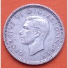 INGLATERRA 3 PENIQUES 1940 KING GEORGIUS VI KM.848 MONEDA DE PLATA MBC UK 3 Pence silver