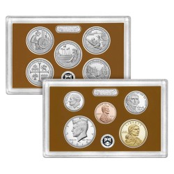2019 UNITED STATES MINT PROOF SET @NICKEL@ 10 COINS ESTADOS UNIDOS 1+5+10+10+25 CENTAVOS + 1/2 DOLAR 2019 + 1 DOLAR 2019