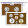 2021 UNITED STATES MINT PROOF SET @NICKEL@ Estados Unidos 1+5+10 Cts. + 2x 25 CENTAVOS + 1/2 DOLAR + 1 DOLAR 2021