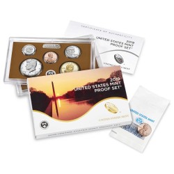 2019 UNITED STATES MINT PROOF SET @NICKEL + 1 CENTAVO 2019-W@ 10 COINS ESTADOS UNIDOS 1+5+10+10+25 Ctvos + 1/2 y 1 DOLAR 2019