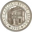 . 1,60 Onzas x ESPAÑA 5000 PESE.TAS 1992 ARCHIVO DE INDIAS V CENTENARIO MONEDA DE PLATA FDC SC @SI CÁPSULA@ NO ESTUCHE