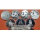 . 10 ONZAS de PLATA PURA x España 5 ECU 1989+1990+1991+1992+1993+1994 y 5 EUROS 1997+1998