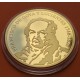 ESPAÑA MEDALLA DE PLATA BAÑO DE ORO tipo 2000 PESETAS 1996 FRANCISCO DE GOYA CULTURA y NATURALEZA 3ª SERIE FNMT