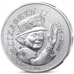 ** ENVÍO HOY ** FRANCIA 10 EUROS 2026 QUEEN ELIZABETH II @COLORES@ MONEDA DE PLATA SC Blister