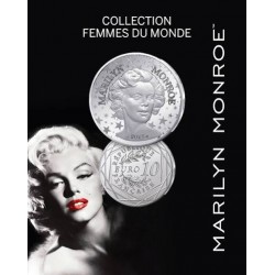 ** ENVÍO HOY ** FRANCIA 10 EUROS 2026 MARILYN MONROE @COLORES@ MONEDA DE PLATA SC Blister