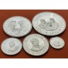 . 5 monedas + CÁPSULAS x España V CENTENARIO 100+200+500+1000+2000 PESETAS 1990 PLATA PROOF 2ª Serie 1,50 ONZAS NO ESTUCHE